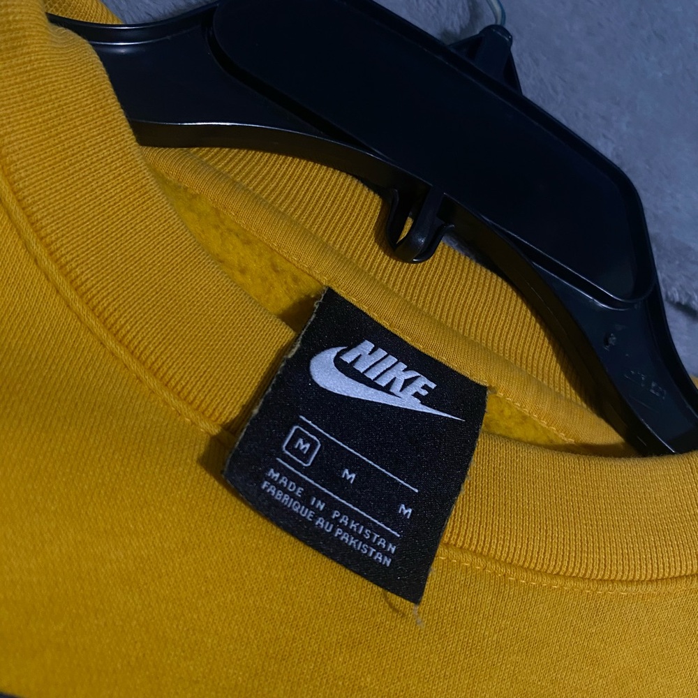 Nike Men's Mustard Crewneck Sweater